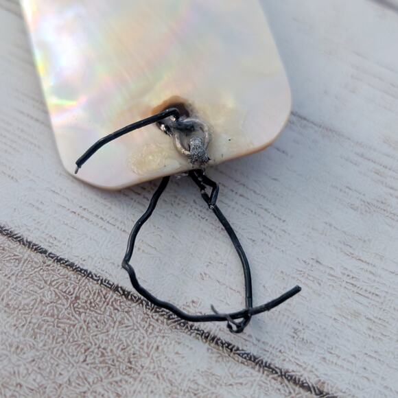 Vintage Pendant - Pearl? Shell? - Repair Needed To Bail - Picture 10 of 12